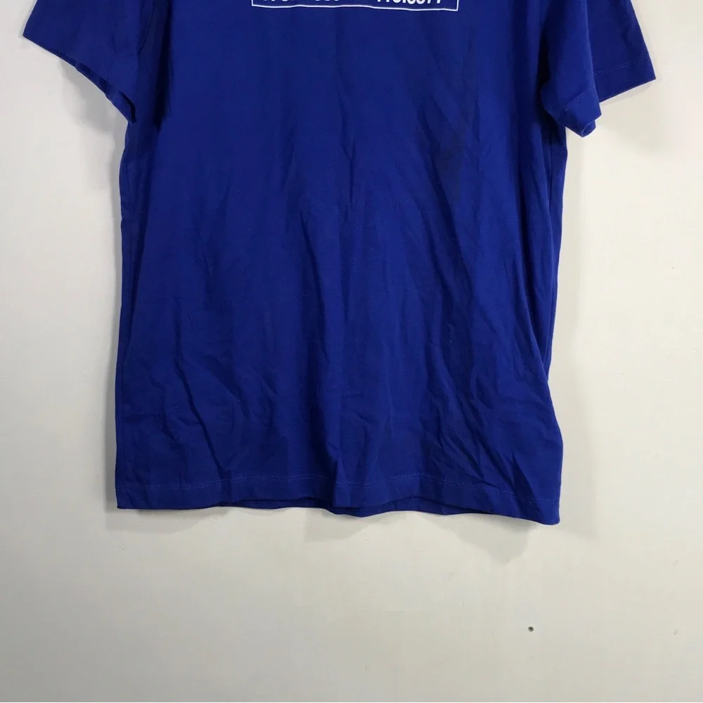 The North Face Never Stop Exploring Tee, Men's Size M - Blue/White
